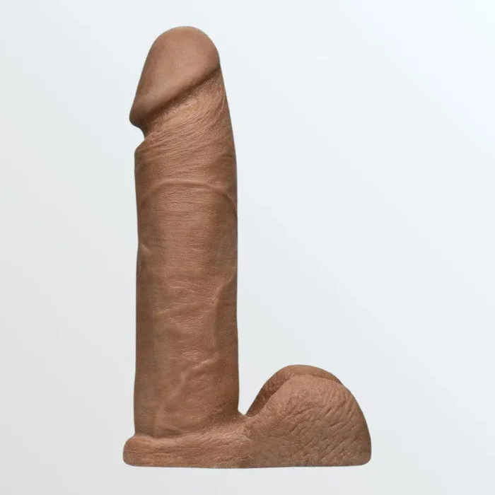 Vac-U-Lock 8″ Ultraskyn Realistic Caramel Cock