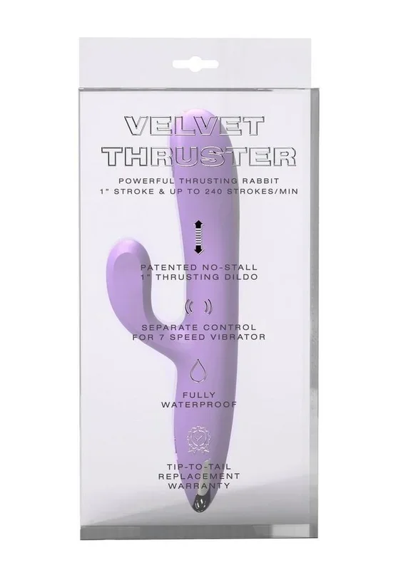 Velvet Gogo All-In-1 Thruster Rechargeable Silicone Dildo