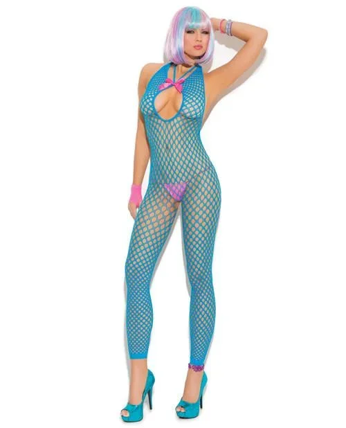 Vivace Bodystocking Neon Blue O/S
