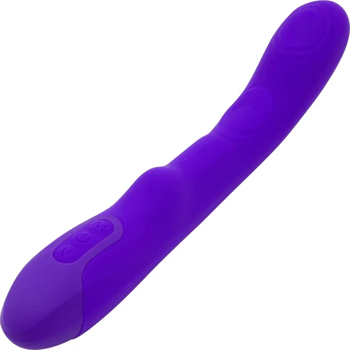Vivi Tapping Vibe Rechargeable Silicone Double G-Spot Vibrator By Nu Sensuelle – Deep Purple