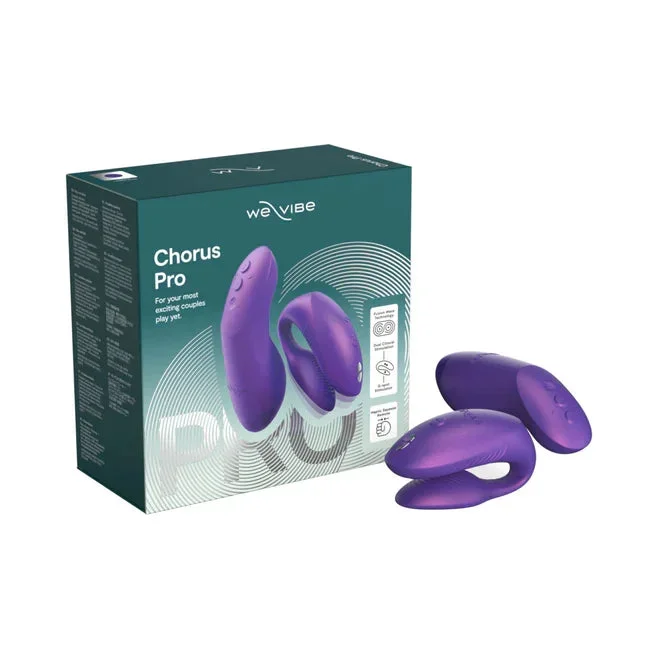 We-Vibration Chorus Pro Rechargeable Silicone Couples Vibrator with Remote Control