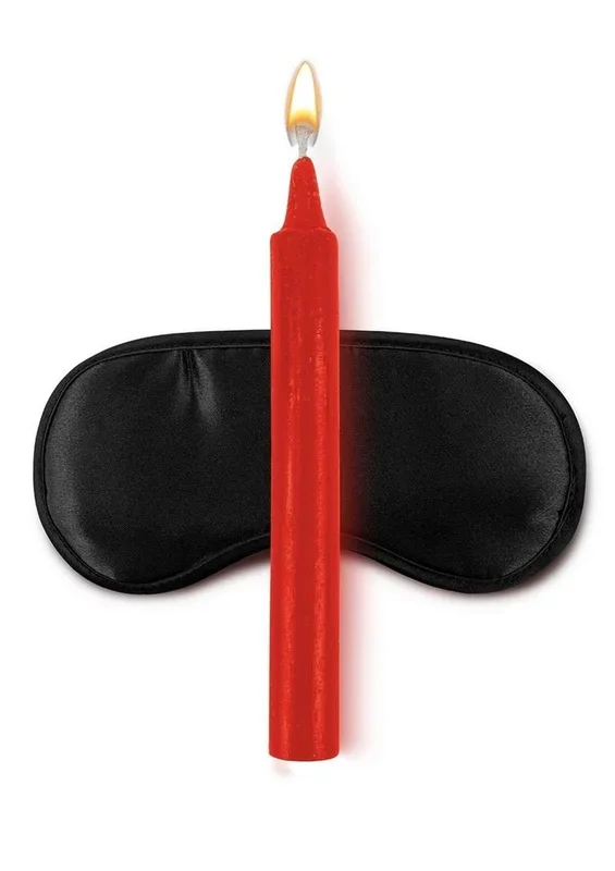 WhipSmart Japanese Bondage Rope Set with Drip Candles and Mask