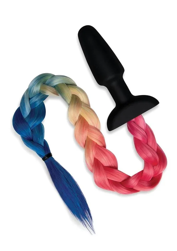 WhipSmart Silicone Plug 3.75in with Unicorn Tail