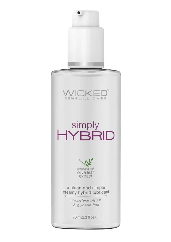 Wicked Plainly Hybrid Lubricant with Olive Leaf Extract