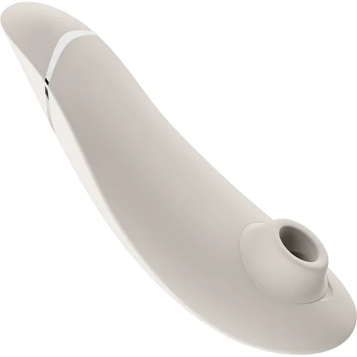 Womanizer Premium 2 Pleasure Air Clitoral Stimulator – Warm Up Grey