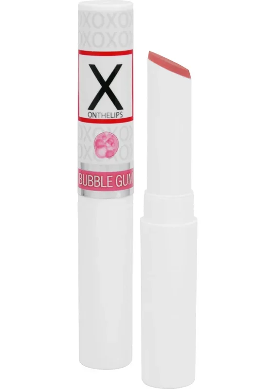 X On The Lips Buzzing Lip Balm with Pheromones Bubble Gum Flavor