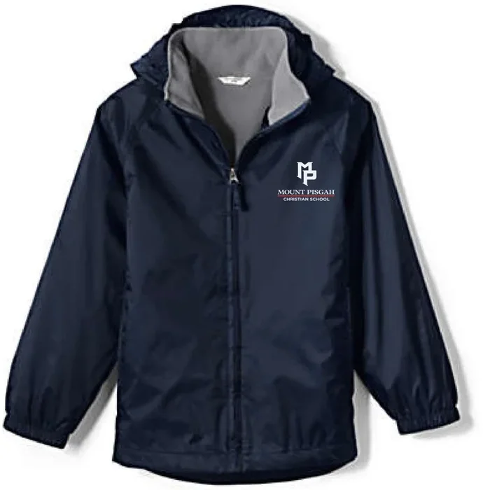 Youth Fleece Lined Rain Jacket
