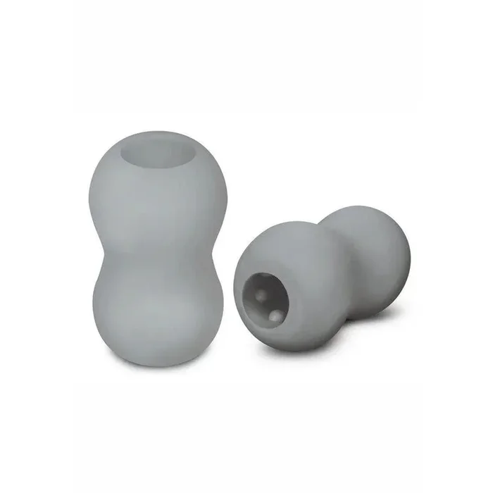 Zolo Squeezable & Textured Mini Double Bubble Male Stroker Non Vibrating